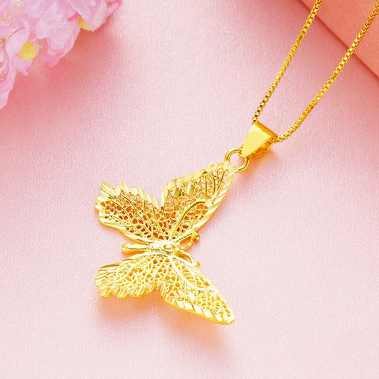 Butterfly Pendant Chain Necklaces