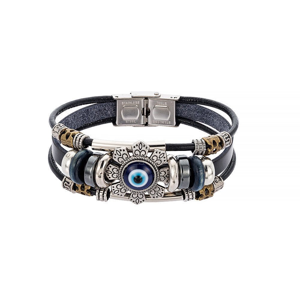 blue eye alloy accessory bracelet