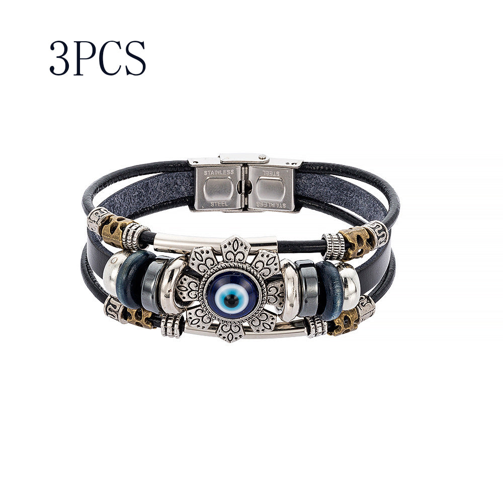 blue eye alloy accessory bracelet