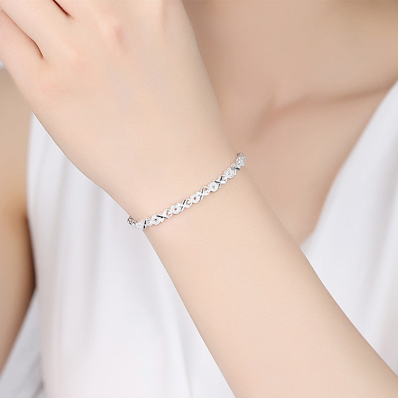 Silver Bracelet Female