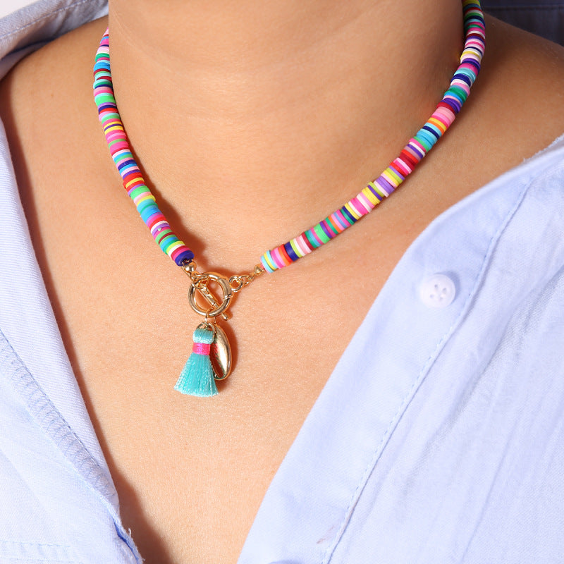 Necklace Female Tassel Wild Sweet N