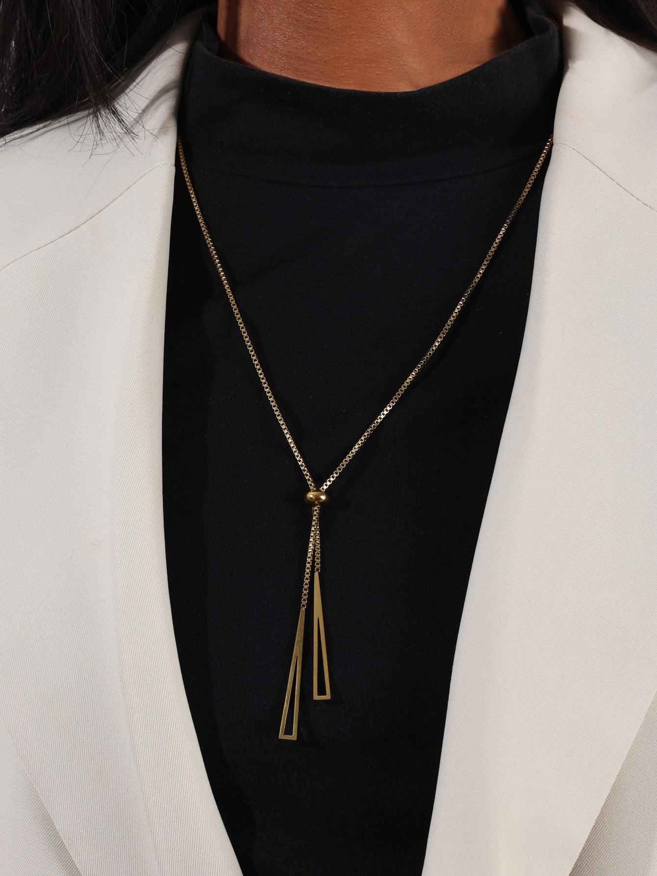 Triangle Geometry Necklace