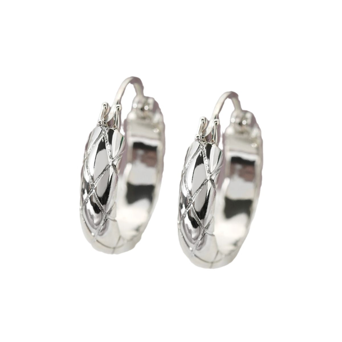 Glossy Diamond Earrings