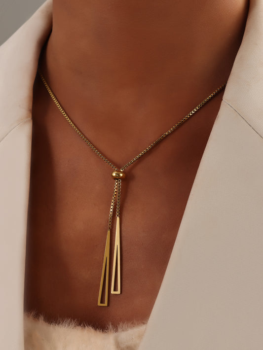 Triangle Geometry Necklace